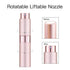 LISAPACK 8ML Atomizer Perfume Spray Bottle for Travel, Refillable Cologne Dispenser (Pink)