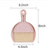 Small Broom and Dustpan Set, Mini Clean Brush with Dust Pan for Desktop, Cute Hand Broom Set (3PCS)
