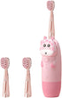 Boy Girl's Sonic Electric Toothbrush Set Frequency Non-Slip Handle for Boy Girl