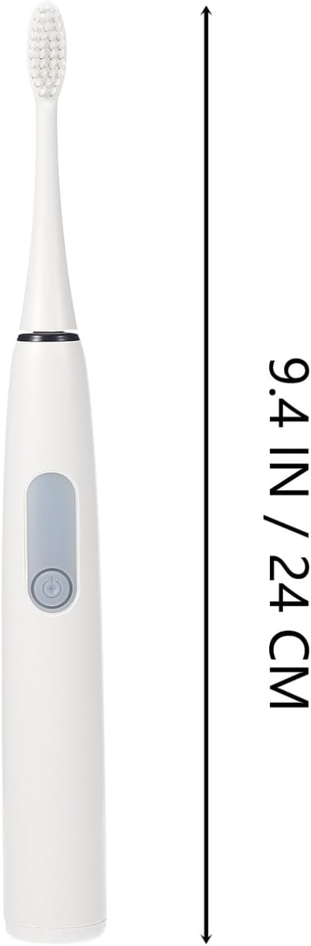 Yardwe Electric Toothbrush with Soft Bristles and Replaceable Heads Portable Rechargeable Sonic Teeth Cleaning Tool