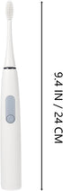Yardwe Electric Toothbrush with Soft Bristles and Replaceable Heads Portable Rechargeable Sonic Teeth Cleaning Tool