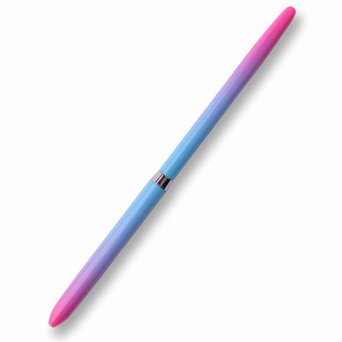 SILPECWEE UV Gel Nail Ombre Brush, 1Pc Kolinsky Alloy Handle, Nylon Hair Nail Art Gradient Painting Tool