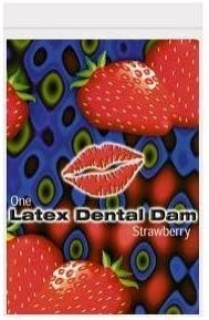 Line One Laboratories Latex dental dam, strawberry by Inc