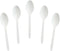 200 Count 4.5" Mini Compostable Spoons, Small Tasting Spoon for Ice Cream, Dessert, Coffee