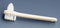 Medline 2-Sided Denture Brushes - Ivory, Pack of 24 for Superior Cleaning Efficiency