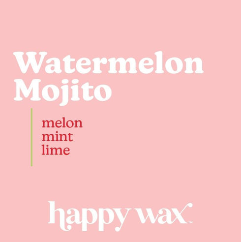 Happy Wax Watermelon Mojito Scented Bear Wax Melts - Natural Strong Scented Summer Wax Melts