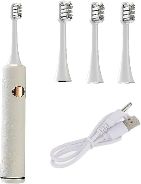 OUGEER Sonic Electric Toothbrush for Adults,Rechargeable Electric Power Toothbrush,4 Working Modes,with 4 Sonic