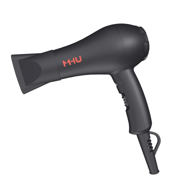 Mini Travel Hair Dryer, 1000 Watts, Compact Size, Black, for RV & Pouring Art with Concentrator