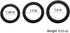 JESHVA Set 3 1.26-1.6 inch Silicone Penis Ring for Men, including Sizes (Black)
