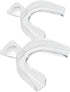 Teeth Whitening Trays, 4 Moldable Custom Fit Mouth Guard, 1 Size Fits All, with 2 Travel Storage Cases