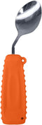 Adaptive Weighted Silverware Utensils, Angled Spoon for Hand Tremors, Non-Slip Easy Grip Handles for Eating