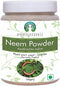 Neem Leaf Powder 100 Gm - Azadirachta Indica, Wild Crafted Neem Leaf Powder, Very Bitter Supplement for Skin Hair and