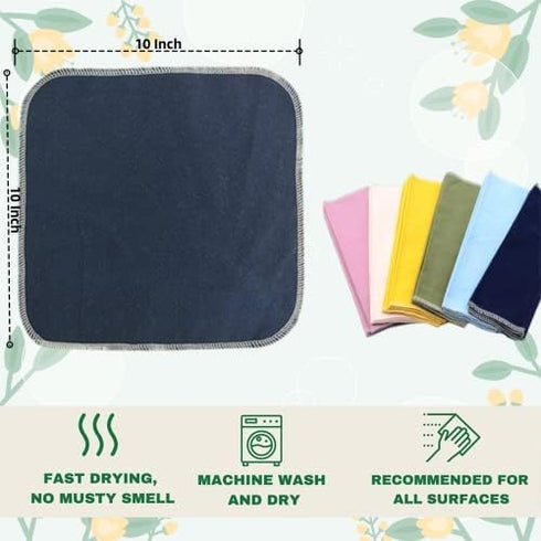 Zero Waste Reusable Paperless Towels - Eco Friendly Washable, Lint Free, Highly Absorbent Kitchen Cloths, 30 Pack,