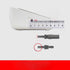 JQH 10pieces/Bag NIBP Cuff Adapter Connector Reusable Connector for Blood Pressure Monitor Arm Cuff Plastic Material