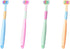 1Pc Three-Sided Soft Hair Toothbrush, Effective Wrap-Around Design for Deep Cleaning Teeth and Gums, Manual