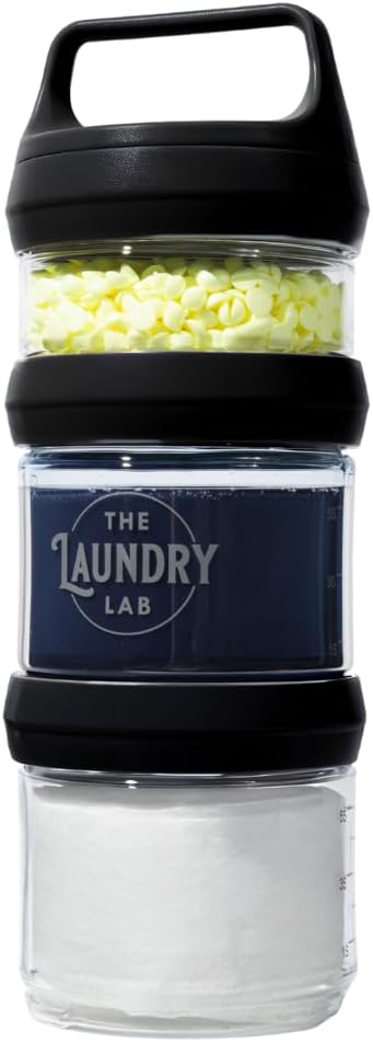 The Laundry Lab Bottle: Laundry Detergent Bottle Refillable, Leakproof, Portable, Compact for Apartments, Dorms &