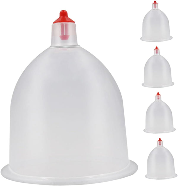5pcs Disposable Cupping Cups Vacuum Suction Cupping Devices for Beauty Massage Cups