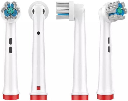 Replacement Brush Heads for Oral-B Braun Electric Toothbrush, Diamond Clean, EB55-X, Pack of 4