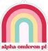 Alpha Omicron Pi Rainbow Air Freshener, 2/Pack, Flowers & Sunshine Scent