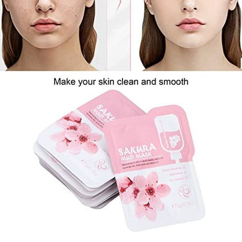 Mud Oil Control Face Pore Cleansing Nourishing Clay - 12pcs 0.2oz Gentle Exfoliating Clay Face Masks for Skin Care