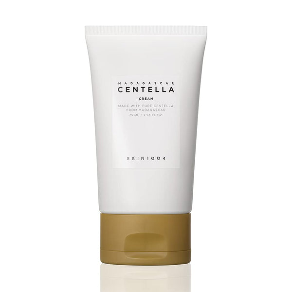 SKIN1004 Madagascar Centella Cream, 2.53 fl.oz, Organic Ingredients for Moisturizing, Brightening, Wrinkle Care