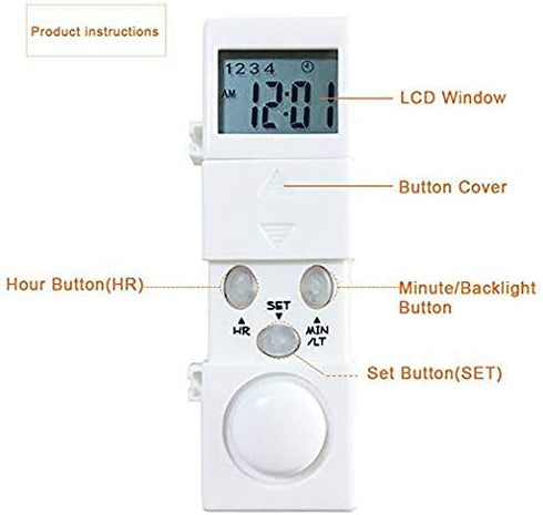 LongStone 7 28 5 Weekly Digital Pill Organizer Days Compartments Medicine Box with Groups Alarm Reminder and Luminous