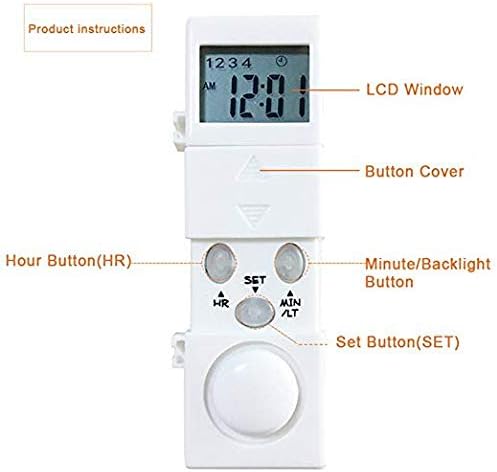 LongStone 7 28 5 Weekly Digital Pill Organizer Days Compartments Medicine Box with Groups Alarm Reminder and Luminous