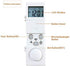 LongStone 7 28 5 Weekly Digital Pill Organizer Days Compartments Medicine Box with Groups Alarm Reminder and Luminous