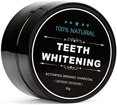Activated Charcoal Teeth Whitening Powder, Natural Toothpaste Alternative, Organic Oral Care Set (1)