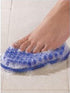 Soapy Toes Travel Sized Foot Scrubber Massages & Cleans Tired Feet, Suction Cups to Tub- Shower Floor | Easy Foot Care