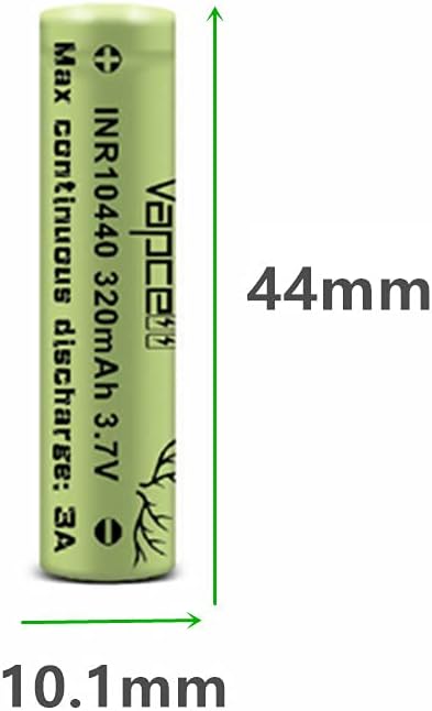 CBB Vapcell 10440 Rechargeable Batteries AAA Lithium Battery 3.7V 320mAh 3A Flat Top 4 Pack