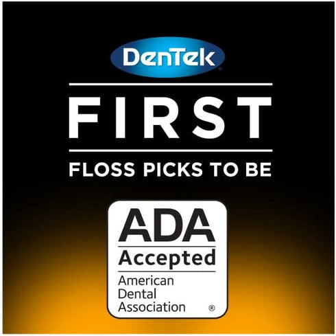 DenTek Comfort Clean Floss Picks, Soft Silky Ribbon, 90 Count (Pack of 6)