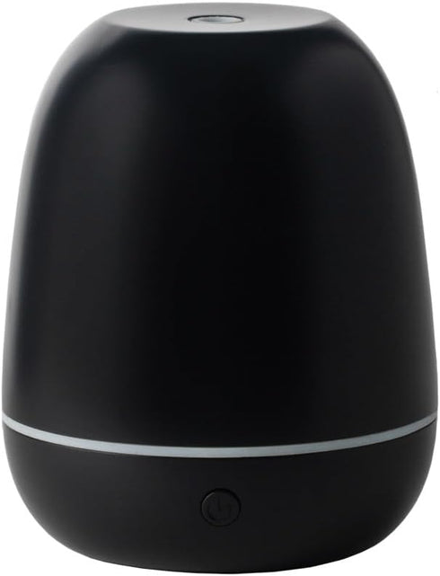 SpaRoom Mini Majesto Ultrasonic Essential Oil Diffuser, 100 mL Water Capacity, Matte Black for Medium Rooms