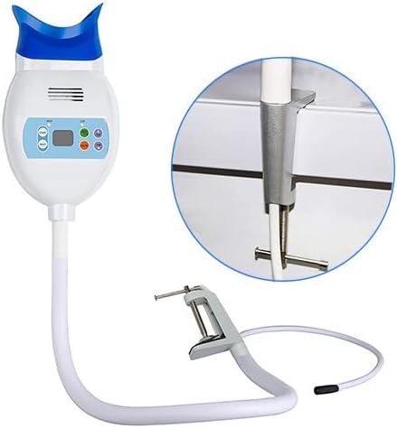 XUX 8 LED Lights Dental Teeth Whitening Lamp Bleaching Accelerator Fix on Desk