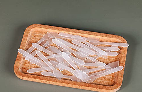 Reusable Mini Make-up Spatulas, 100 Pieces in Pink