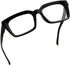 Eyekepper Ladies Reading Glasses, Oversized Square Design Readers for Women, Black