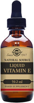 SOLGAR Liquid Vitamin E with Dropper, 2 fl oz, Mixed Tocopherol Complex, Non-GMO, Vegan, Gluten Free