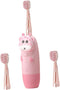 USB Toothbrush Boys and Girls Electric Tooth Brush Set Non-Slip Handle Travel-Friendly