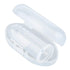 AKOAK Baby Finger Toothbrush 1 Pack Soft Silicone Training Toothbrush with Storage Box, Oral Care (White)