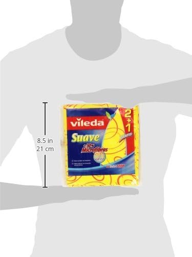 Vileda 30% Pack 2 1 Soft with Microfibre Cloths of + Free