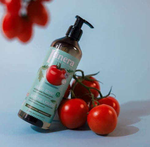 ITINERA Regenerating Liquid Soap with Sorrento Tomato Peel (12.51 fl oz) - Vegan Friendly with Aloe Vera