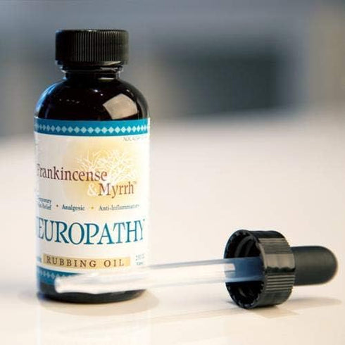 Frankincense & Myrrh Neuropathy Rubbing Oil, 2 oz. (Pack of 2), Packaging May Vary