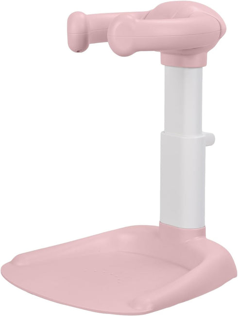 loyliawa Foldable Baby Shower Stand with Armrest, High Stability Adjustable Height Baby Shower