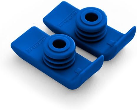 1 Pair Durable Dark Blue Ski Glides for Drive Walkers