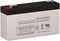 SigmasTek RB612 6 Volt 1.4 AmpH SLA Replacement Battery with F1 Terminal