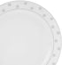 Silver Disposable Plates for Party, 20 Piece Heavy Duty Dinner Set, 7.5”