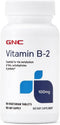 GNC Vitamin B-2 100mg, 100 Tablets, Metabolizes Fats, Carbohydrates, and Proteins