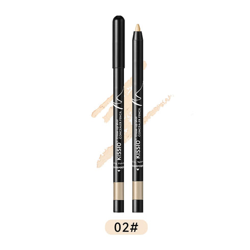 KISSIO Concealer Pencil - Under Eye Concealer, Cover Acne and Freckles, Waterproof Long-lasting Makeup Pencil with