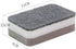 5 Pcs Heavy Duty Dual-Sided Scrub Sponges for Kitchen, Multi-Use Deep Cleaning (Grey White)