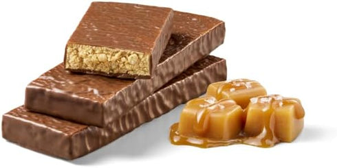 think! Protein Bars with Chicory Root for Fiber, Gluten Free, Salted Caramel, 1.4 Oz (30 Count)